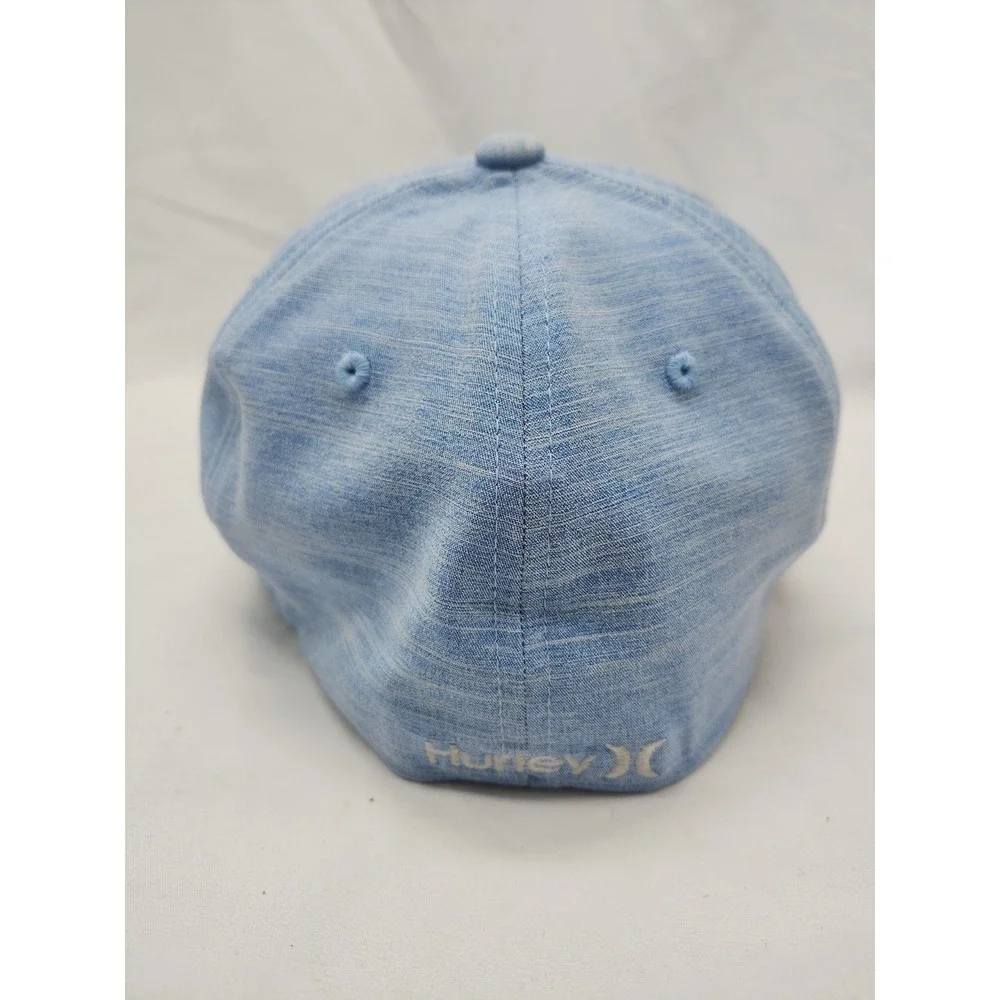 HURLEY M H20 DRI ONE & ONLY  Hat Cap Men BLUE  FLEX FIT L/XL